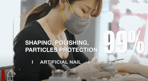 [Nail Salon]Protect you get away from Acrylic powders, Chemical/Gel Aerosol, Shaping, Polishing Dust